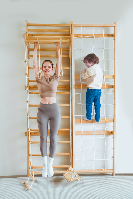 Avenlur Neem Swedish Wall Ladder and Climber Indoor Playset