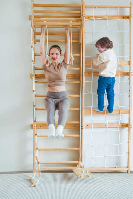 Avenlur Neem Swedish Wall Ladder and Climber Indoor Playset