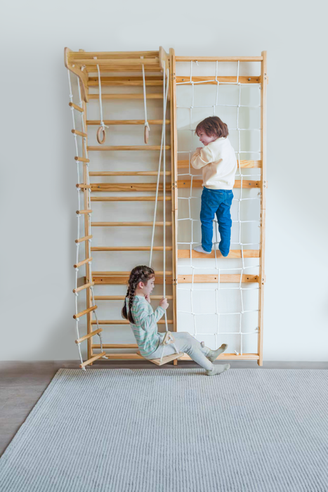 Avenlur Neem Swedish Wall Ladder and Climber Indoor Playset