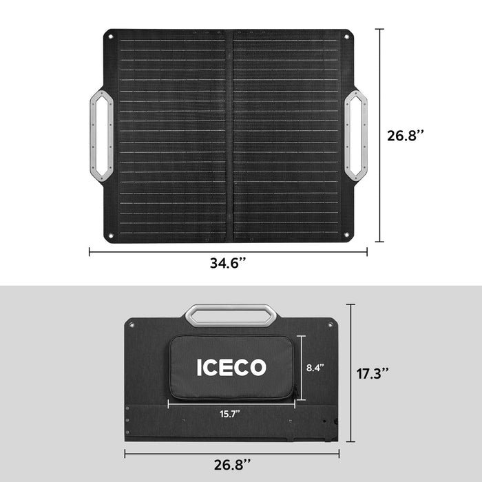 ICECO 80W Foldable Solar Panel Pack