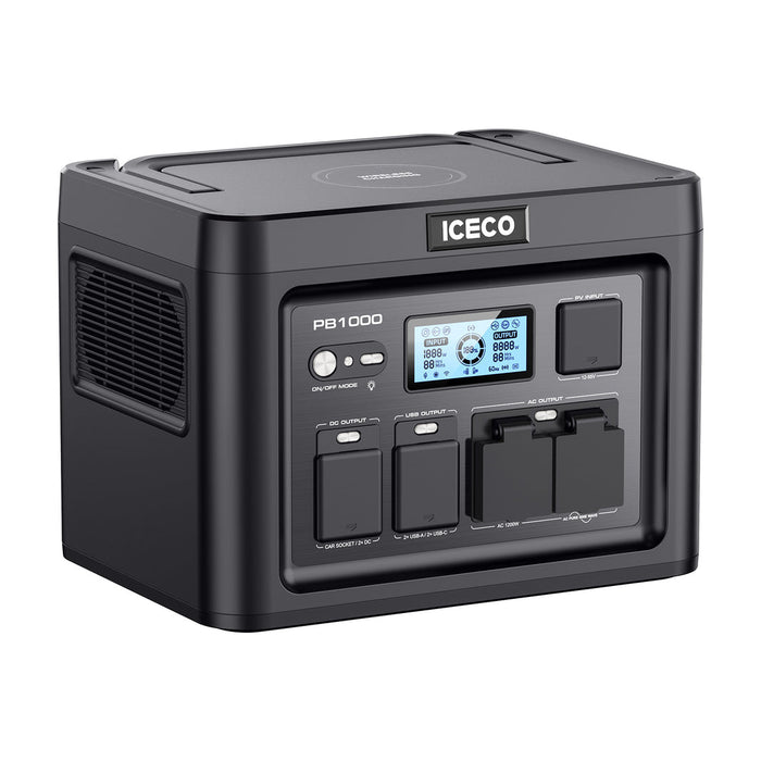 ICECO PB1000 Portable Power Station 1200W