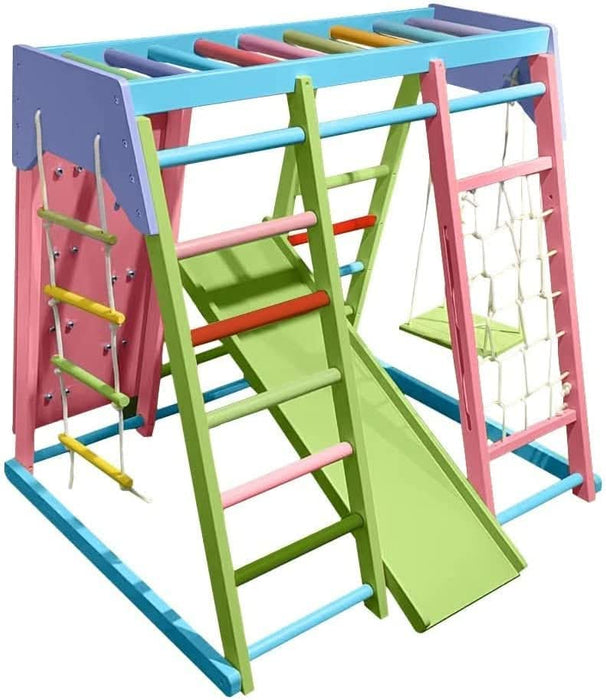 Avenlur Magnolia - Real Wood 7-in-1 Indoor Playset