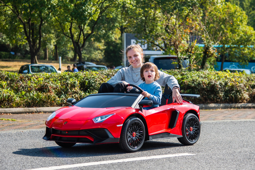 Freddo Lamborghini Aventador 2 Seater Ride On Car for Kids