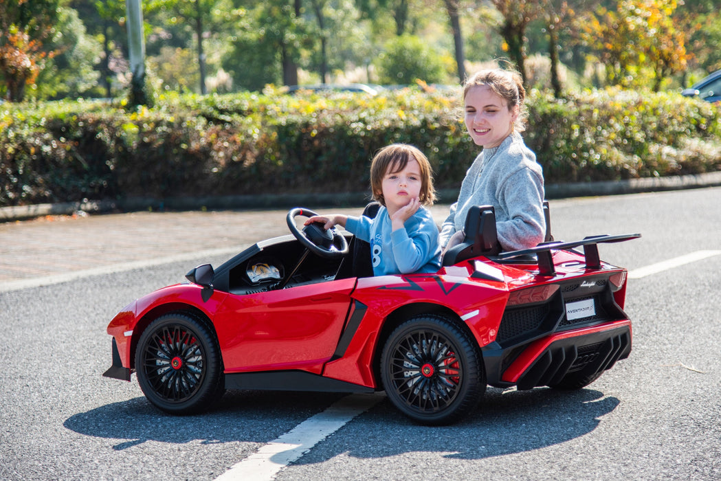 Freddo Lamborghini Aventador 2 Seater Ride On Car for Kids