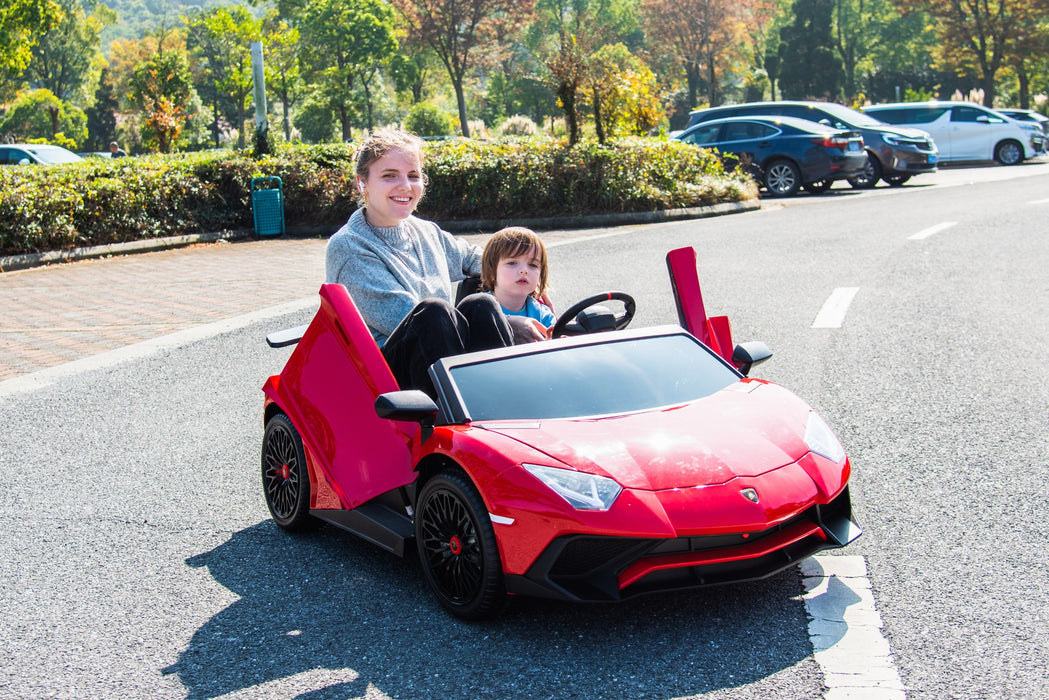 Freddo Lamborghini Aventador 2 Seater Ride On Car for Kids