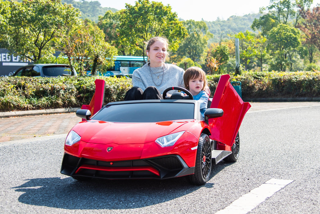 Freddo Lamborghini Aventador 2 Seater Ride On Car for Kids