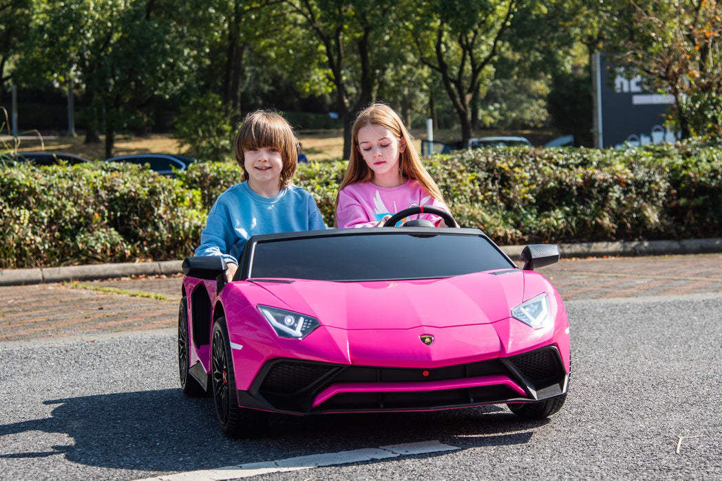 Freddo Lamborghini Aventador 2 Seater Ride On Car for Kids