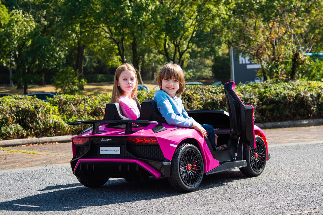 Freddo Lamborghini Aventador 2 Seater Ride On Car for Kids