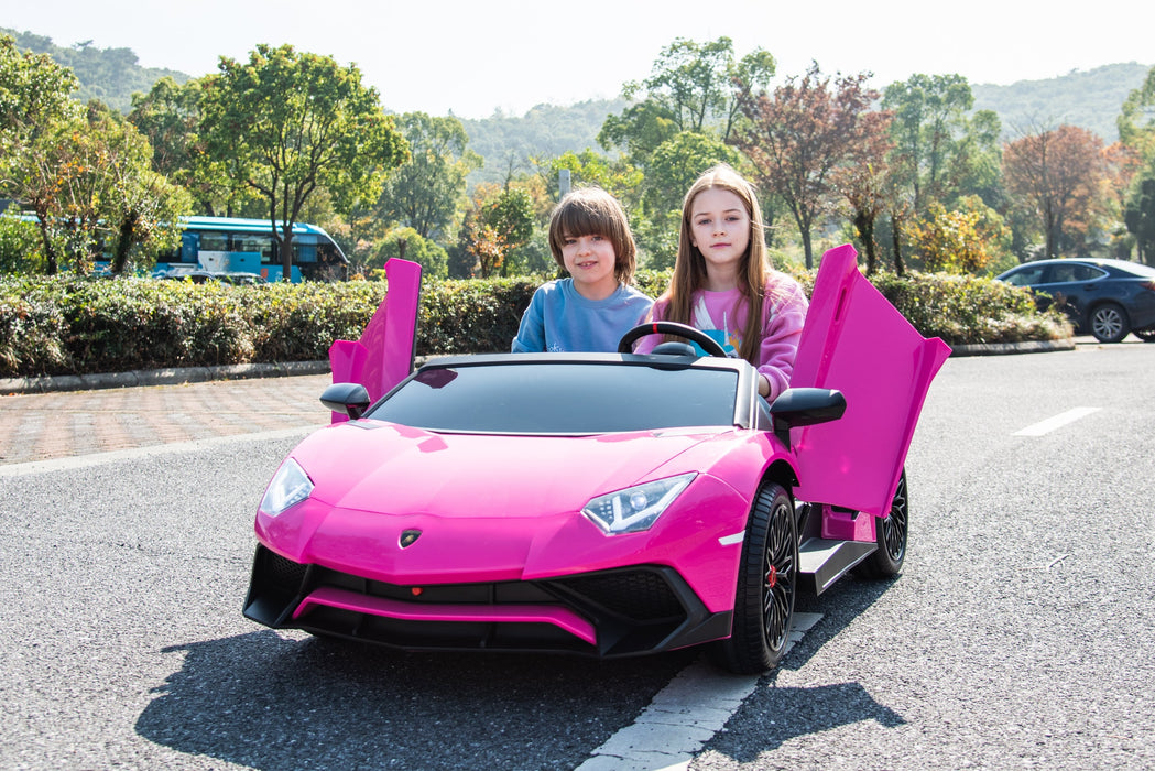 Freddo Lamborghini Aventador 2 Seater Ride On Car for Kids