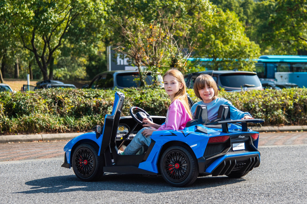 Freddo Lamborghini Aventador 2 Seater Ride On Car for Kids