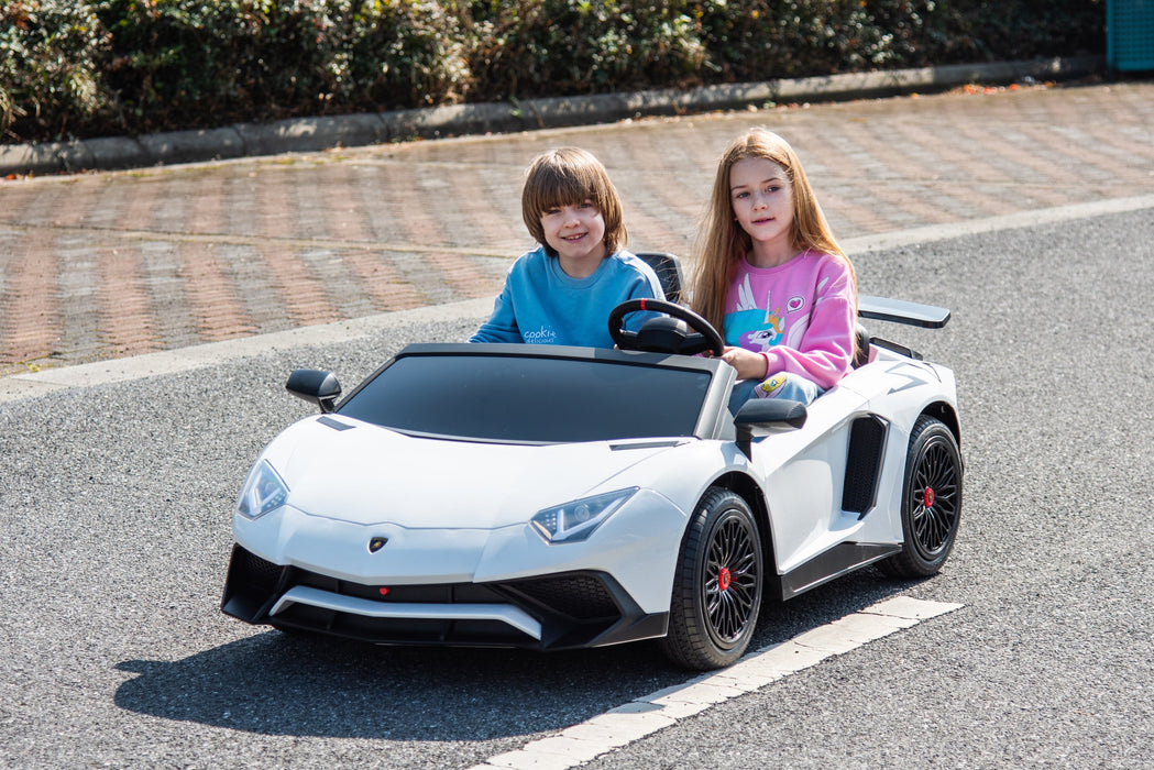 Freddo Lamborghini Aventador 2 Seater Ride On Car for Kids