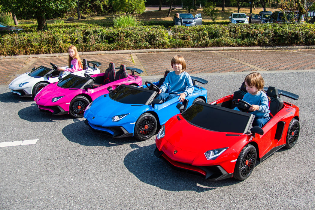 Freddo Lamborghini Aventador 2 Seater Ride On Car for Kids