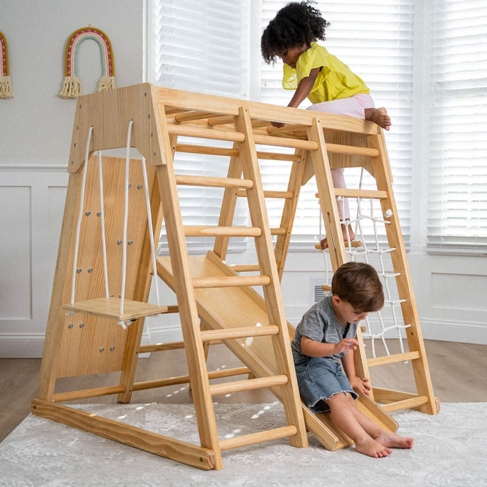 Avenlur Magnolia - Real Wood 7-in-1 Indoor Playset