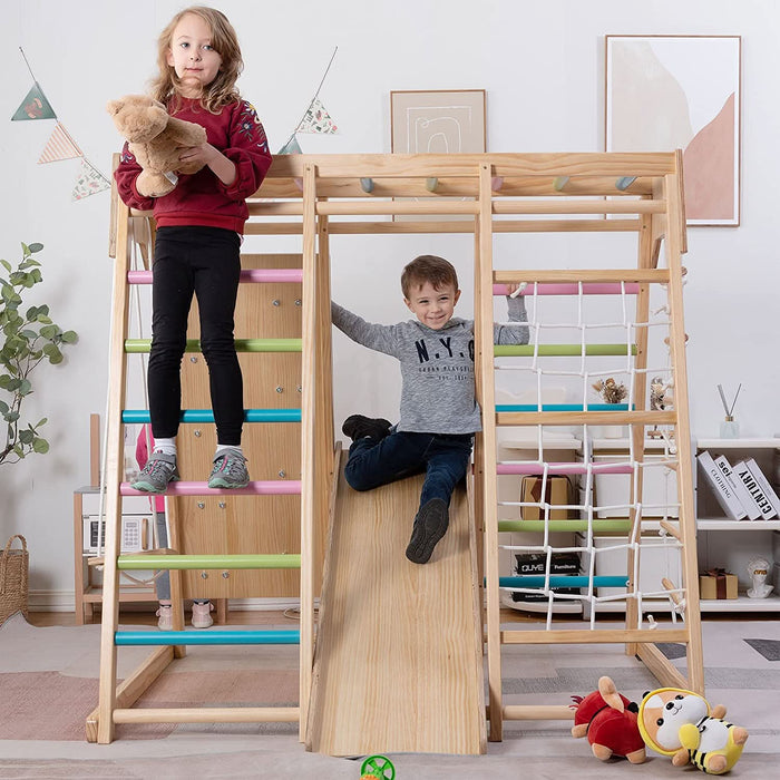 Avenlur Magnolia - Real Wood 7-in-1 Indoor Playset