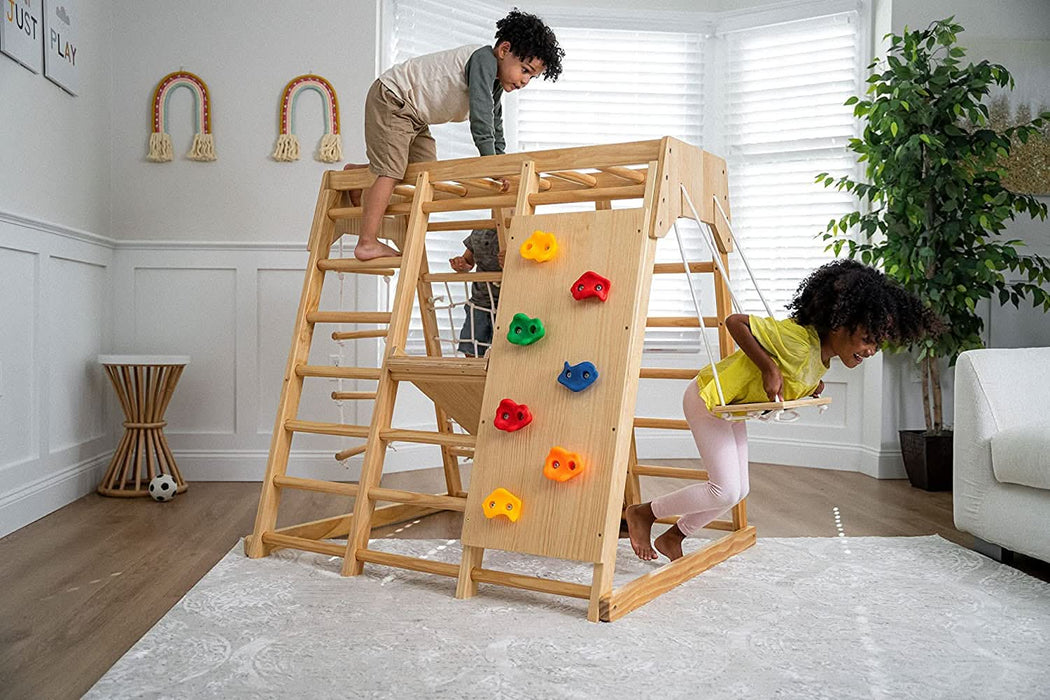 Avenlur Magnolia - Real Wood 7-in-1 Indoor Playset