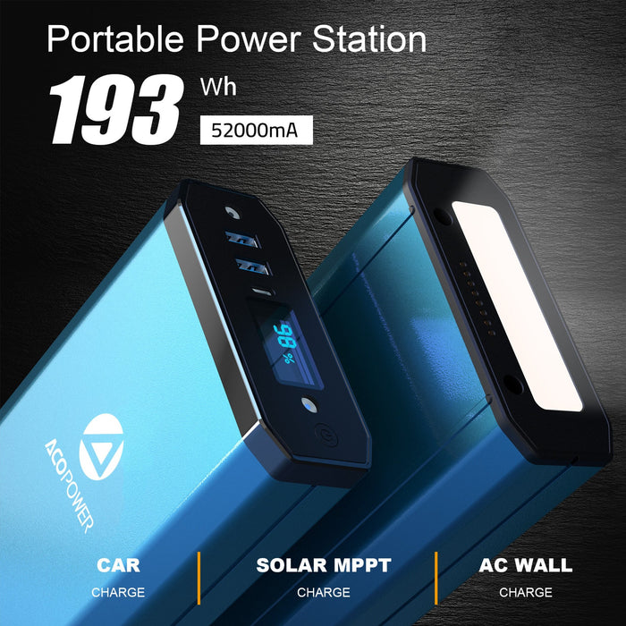 ACOPower 193Wh Portable Power Station or Power Bank