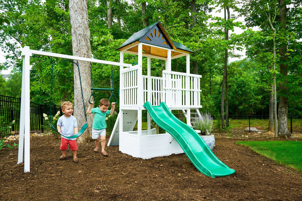 Avenlur Craftsman - Modern Backyard Outdoor Swing Set