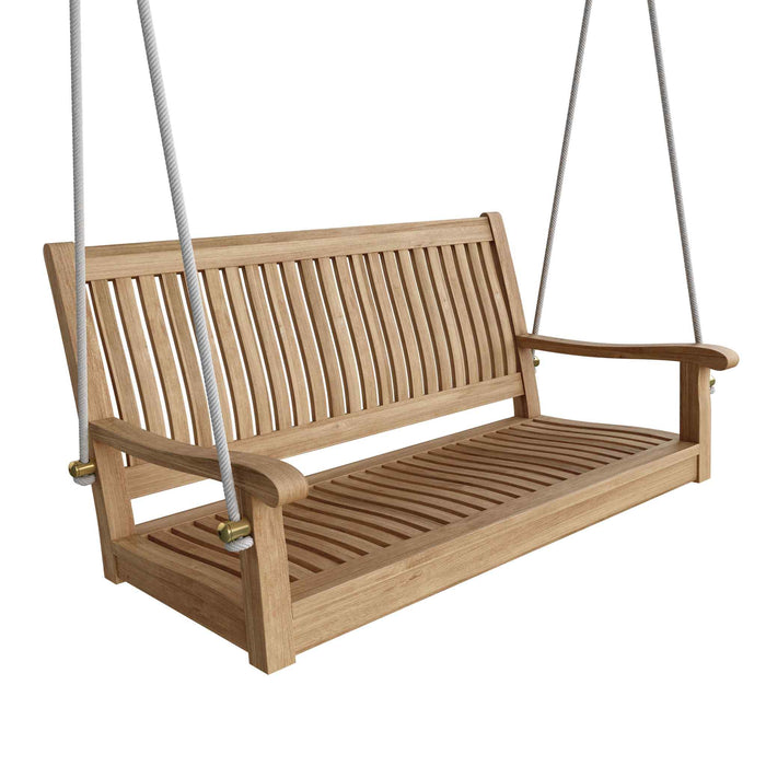 Anderson Teak Del-Amo 48″ Straight Patio or Garden Swing Bench