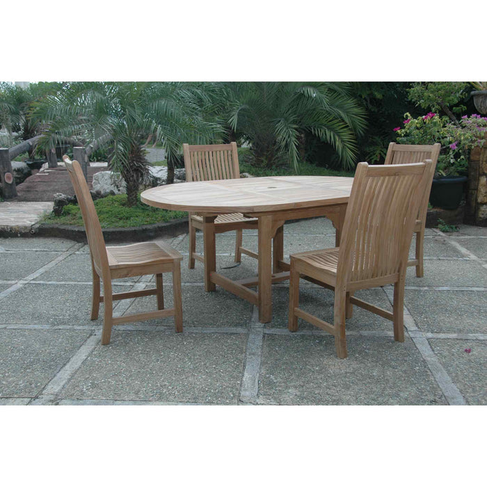 Anderson Teak Set-12 Outdoor Dinning Table Set 4-6 Seater