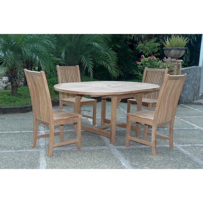 Anderson Teak Set-12 Outdoor Dinning Table Set 4-6 Seater