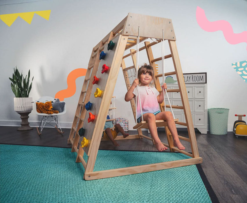 Avenlur Magnolia - Real Wood 7-in-1 Indoor Playset