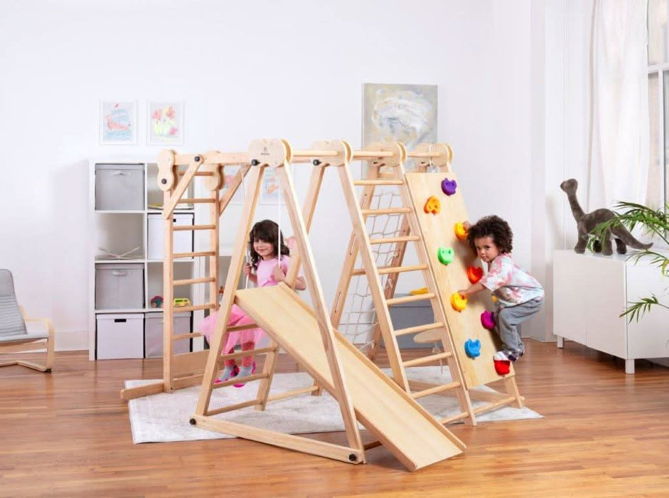 Avenlur Chestnut - 8-in-1 Indoor Jungle Gym for Toddlers