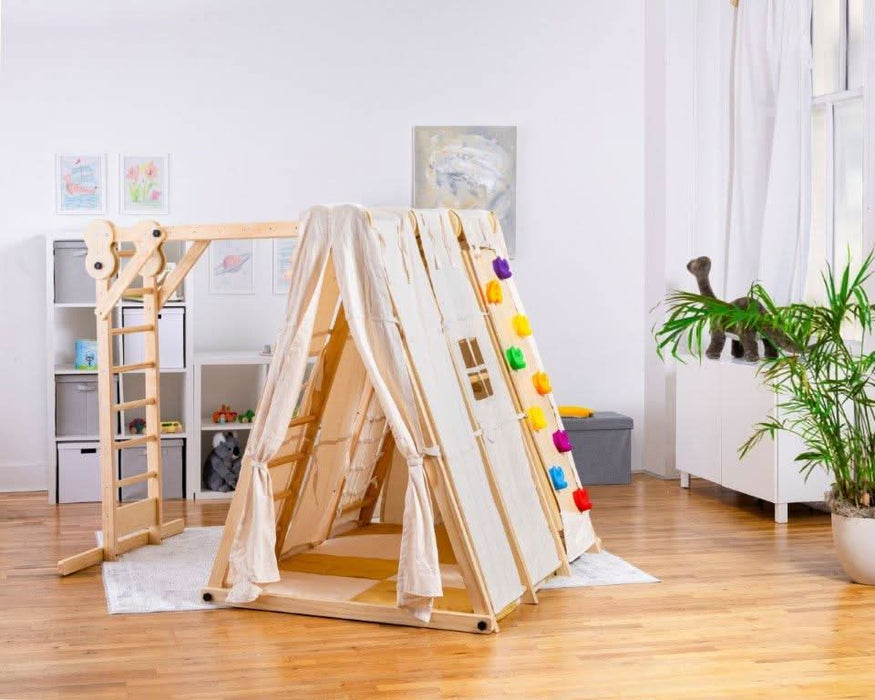 Avenlur Chestnut - 8-in-1 Indoor Jungle Gym for Toddlers