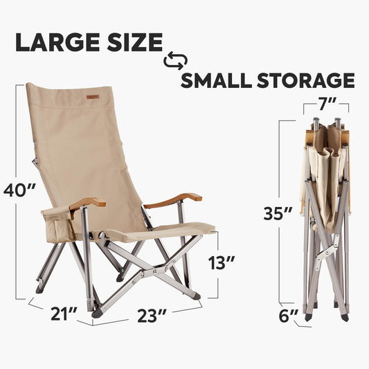 ICECO Hi1600L Folding Outdoor Camping Chair