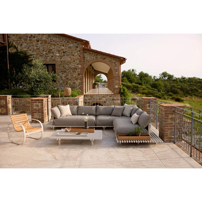 Cane-Line Sticks Platform Outdoor Corner Sofa Lounge Large