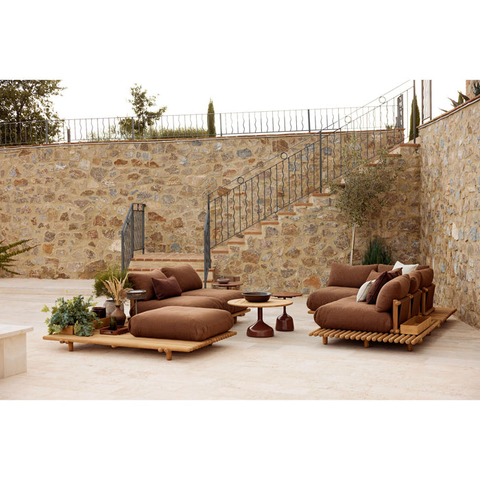 Cane-Line Sticks Platform Outdoor Corner Sofa Lounge Large