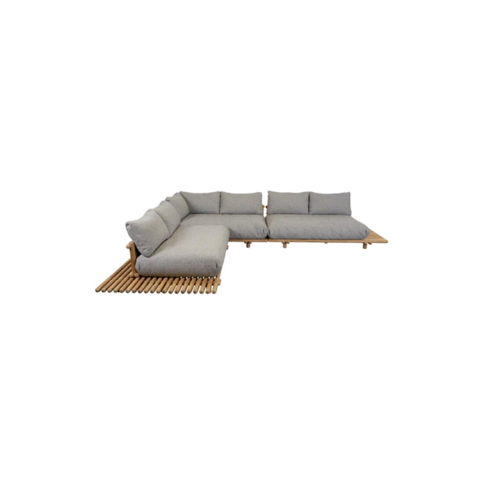 Cane-Line Sticks Platform Outdoor Corner Sofa Lounge Large