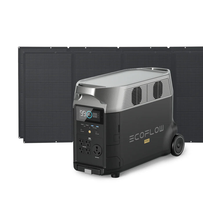 EcoFlow DELTA Pro Solar Generator and 220W Foldable Solar Panel