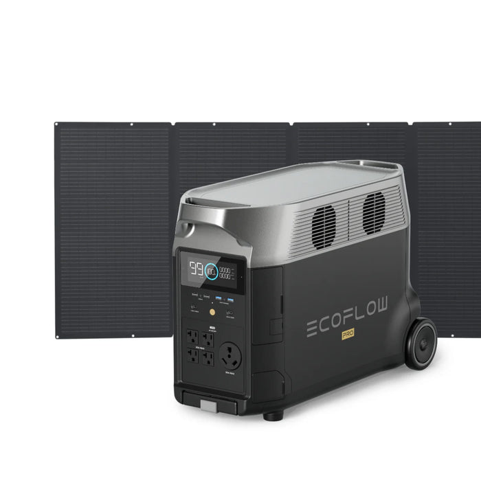 EcoFlow DELTA Pro Solar Generator and 220W Foldable Solar Panel