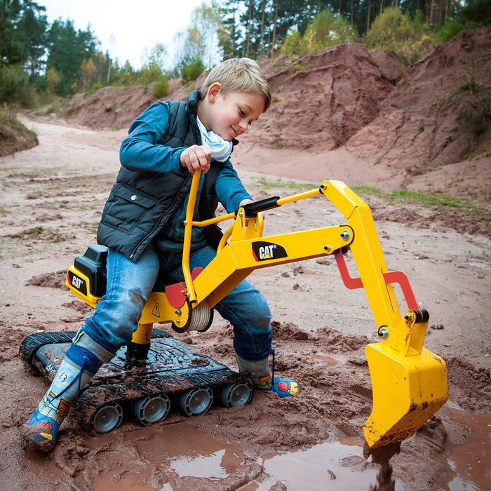 CAT Metal Digger Kids Ride on Toy