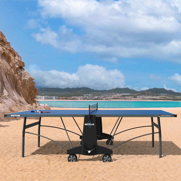 Kettler Cabo Outdoor Table Tennis Table 2-Player Bundle