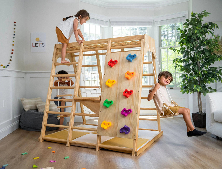 Avenlur Magnolia - Real Wood 7-in-1 Indoor Playset