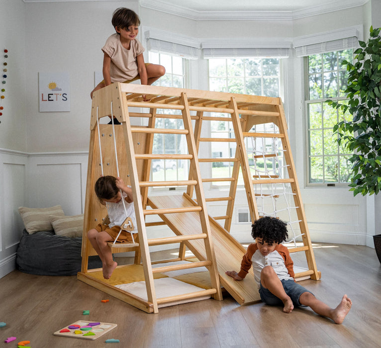 Avenlur Magnolia - Real Wood 7-in-1 Indoor Playset