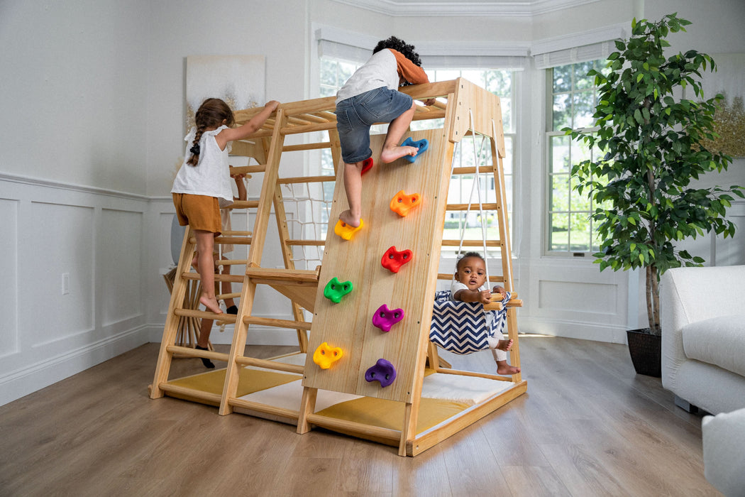 Avenlur Magnolia - Real Wood 7-in-1 Indoor Playset