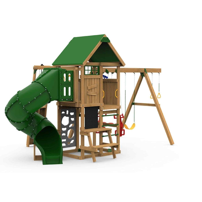 Playstar Highland Gold Swing Set- Ready To Assemble