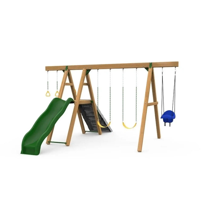 Playstar Mesa Gold Swing Set- Factory Built