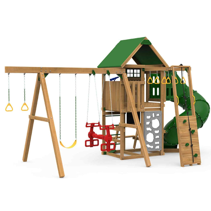 Playstar Highland Gold Swing Set- Factory Built