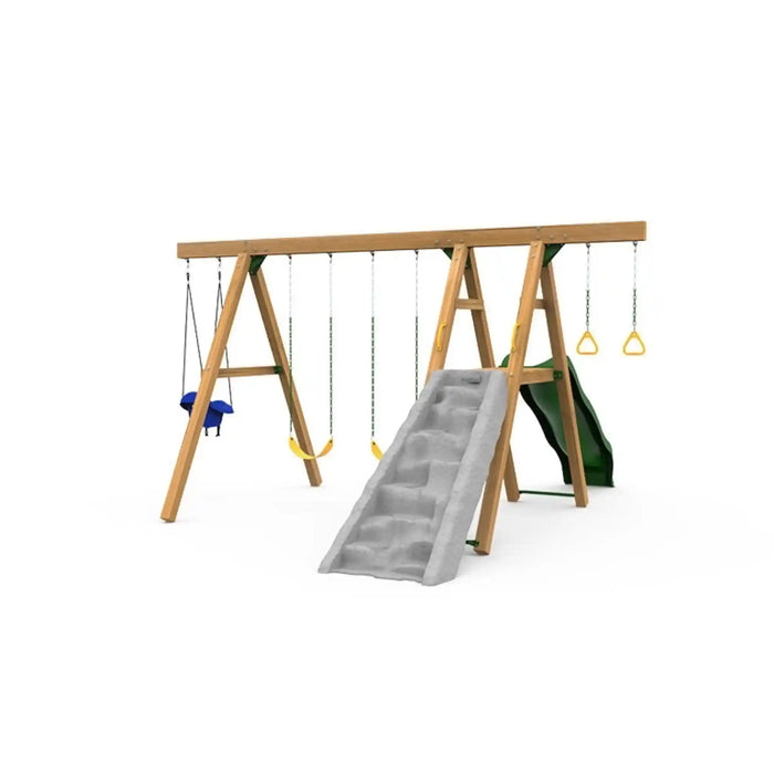 Playstar Mesa Gold Swing Set- Factory Built