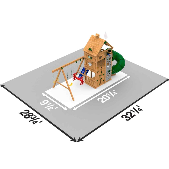 Playstar Ridgeline Gold Swing Set - Build It Yourself