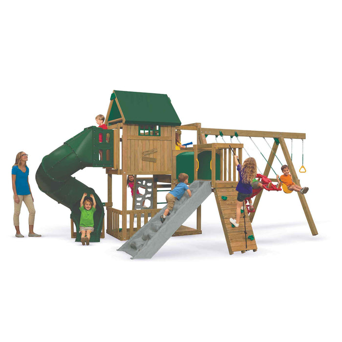 Playstar Summit Gold Swing Set- Factory Built