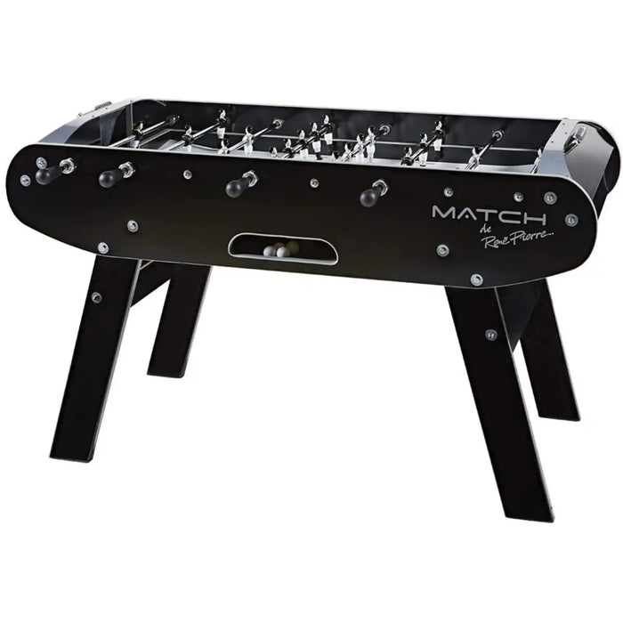 René Pierre Match Black Indoor Foosball Table