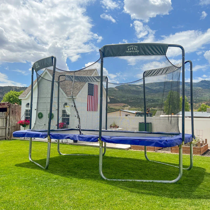 Skywalker 17ft Rectangle Olympic-Sized Premium Trampoline with Enclosure Net