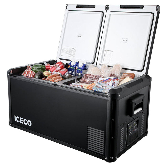 ICECO VL90ProD Dual Zone RV 12V Fridge Freezer  Plug in Cooler