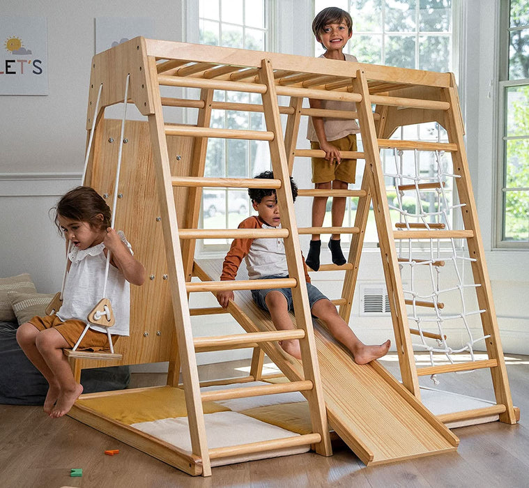 Avenlur Magnolia - Real Wood 7-in-1 Indoor Playset