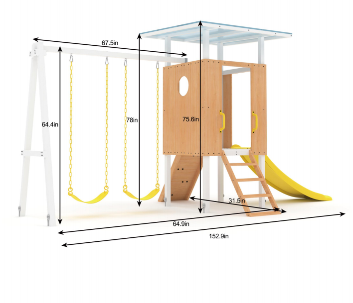 Avenlur Forest Small - Outdoor Toddler Swing set