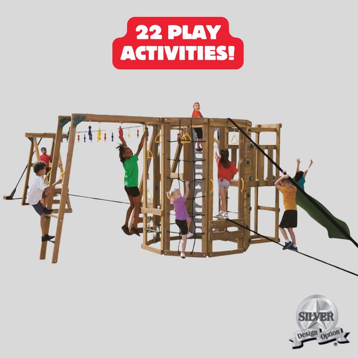 Playstar Ninja Power Tower Silver - Factory Built